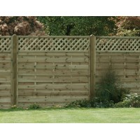 Horizontal Lattice Top Fence Panel Horizontal Lattice Top Fence Panel