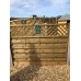 Horizontal Lattice Top Fence Panel