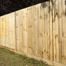 2.7m wide Standard Closeboard Bay