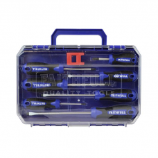 Faithfull Screwdriver Soft Grip Set of 8 with hard case