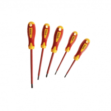 Faithfull Soft Grip VDE Screwdriver Set of 5