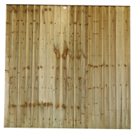 Closeboard Panel / Feather Edge Panel - Pressure treated green