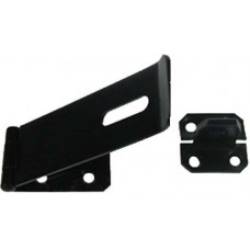 Perry 3" Black Hasp & Staple - pre-packed