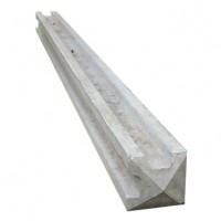 125mm x 125mm Corner Slotted Concrete Post