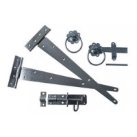 Perry 18" Zinc Plated Pre-Packed Ring Latch Gate Pack (Gate Pack B)
