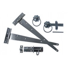 Perry 18" Zinc Plated Pre-Packed Ring Latch Gate Pack (Gate Pack B)