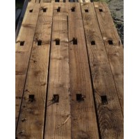 100mm x 100mm Softwood Morticed Fence Post: Corner, End & Intermediate
