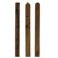 Picket Fencing Pale / Slats: Round Top, Pointed Top