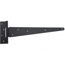 15" Medium  Black T Hinges (single)