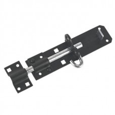 Perry 6" Black Padlock Bolt